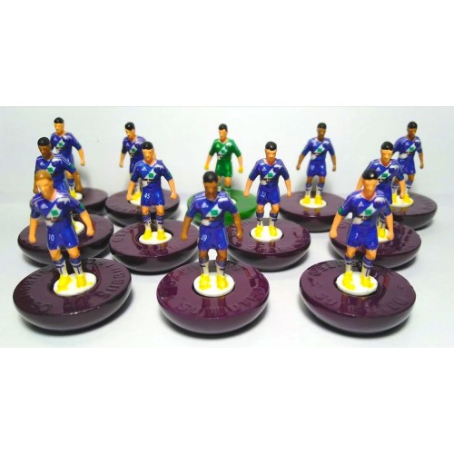 Subbuteo Andrew Table Soccer Anderlecht 2014-2015 on Hasbro bases